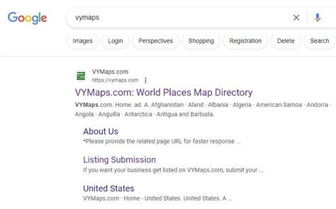 vymaps.com Competitors .